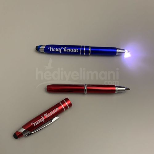 Kişiye Özel Işıklı Metal Kalem